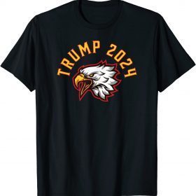 TRUMP 2024 USA Bald Eagle Funny T-Shirt