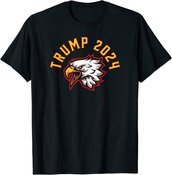 TRUMP 2024 USA Bald Eagle Funny T-Shirt