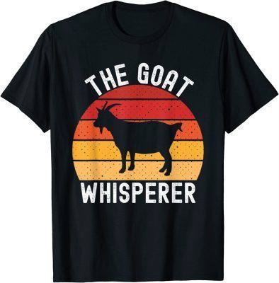 The Goat Whisperer Funny Vegan Goat Mom Lover Farmer Vintage T-Shirt