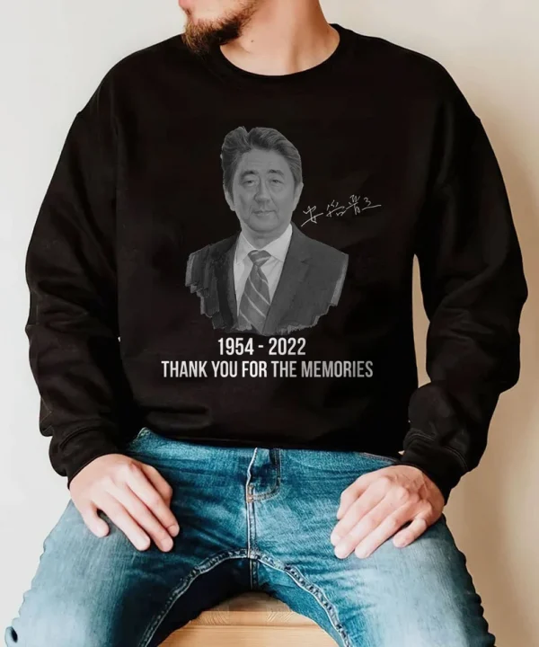 Shinzo Abe 1954-2022,RIP Shinzo Abe, Japan ex-PM injured, Thank You For The Memories Shinzo Abe TShirt