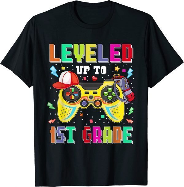 1st Grade Gamer First Day of First Grade Boys Back To School 2022 T-Shirt