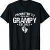 Promoted To Grampy Est. 2023 Baby Announcement Gift Tee Shirts