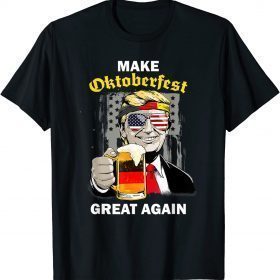 Classic Make Oktoberfest Great Again Trump Germany Beer Prost Men T-Shirt