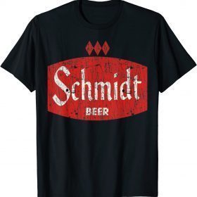 Schmidt Beer Retro Defunct Brewing T-Shirt