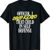 Vintage Officer I Drop Kicked That Child In Self Defense 2022 Shirt