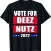 Classic Vote For Deez Nutz 2022 President Biden Trump Retro USA Flag Shirts