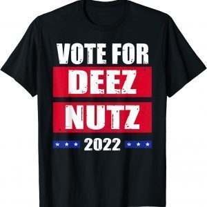 Classic Vote For Deez Nutz 2022 President Biden Trump Retro USA Flag Shirts