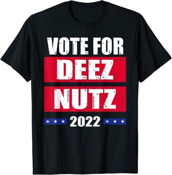 Classic Vote For Deez Nutz 2022 President Biden Trump Retro USA Flag Shirts