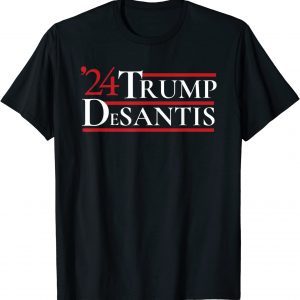 T-Shirt Trump DeSantis 2024 Presidential Campaign Ticket