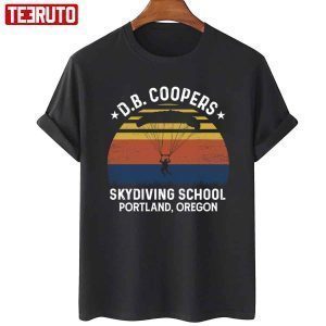 Skydiving School D B Coopers Vintage T-Shirt