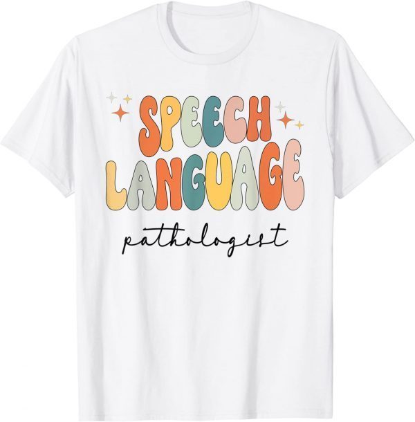 Speech Therapy Speech Language Pathologist Retro SLP Women 2022 T-Shirt