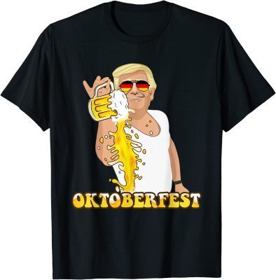 Trump Oktoberfest Drink Team Beer Mug German T-Shirt