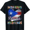 National Hispanic Heritage Month Puerto Rico Flag Boricua 2022 T-Shirt