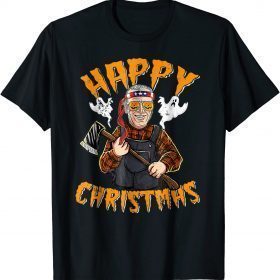 Happy Christmas Halloween Funny Joe Biden Unisex T-Shirt