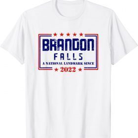 Vintage Brandon Falls A National Landmark Funny Trendy Sarcastic T-Shirt