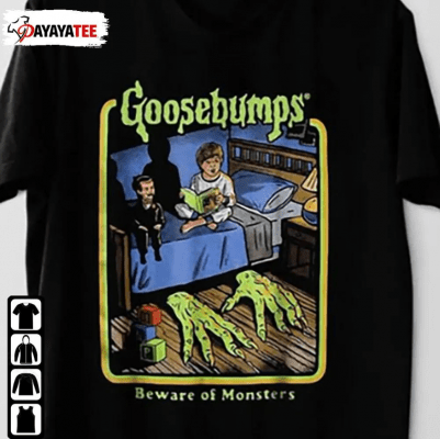 2022 Goosebumps Beware Of Monsters Horror Halloween Gift Tee Shirts