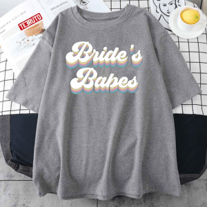 T-Shirt Retro Bride’s Babes Bridesmaid Bachelorette Party Matching Lover