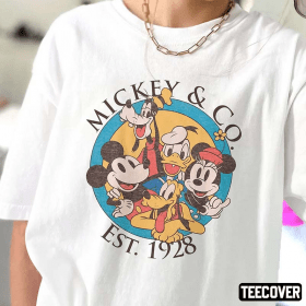 Vintage Mickey & Co 1928 Shirt Mickey And Friends Gift T-Shirt