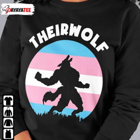 Theirwolf Trans Pride Lgbt Shirt