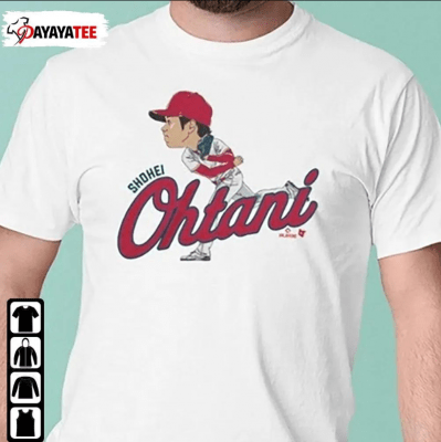 Classic La Angels Shohei Ohtani Caricature Merch T-Shirt