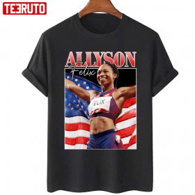 Official Woman Sprinter Allyson Felix T-Shirt