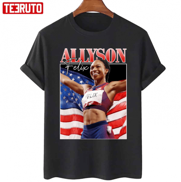 Official Woman Sprinter Allyson Felix T-Shirt