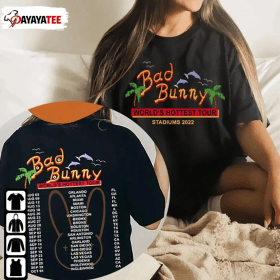 2022 Bad Bunny World’S Hottest Tour Shirt