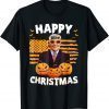 Joe Biden Happy Christmas American Flag Pumpkin Halloween Unisex Shirt