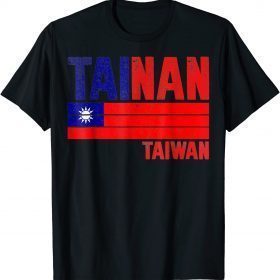 Tainan Taiwan Taiwan Flag Taiwanese Tee Shirt