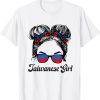 Messy Bun I Stand With Taiwan Taiwanese Flag Support Taiwan Unisex T-Shirt