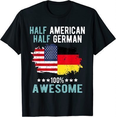 Official Half American Half German T-Shirt