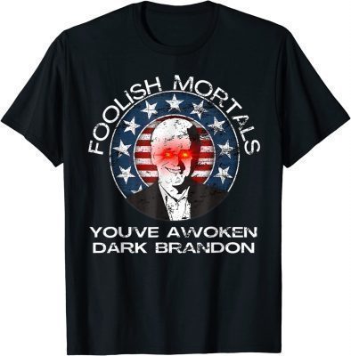 Dark Brandon Rising Saving America Funny Liberal Pro Biden 2022 T-Shirt