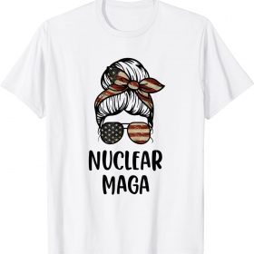 2022 Nuclear Maga Messy Bun T-Shirt