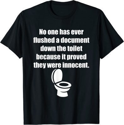 Funny Trump Toilet Documents T-Shirt