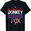 Official Trump 2024 Biden Republican Laid With Donkey Now Pox T-Shirt