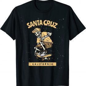 Old School Skater Santa Cruz California Shirt