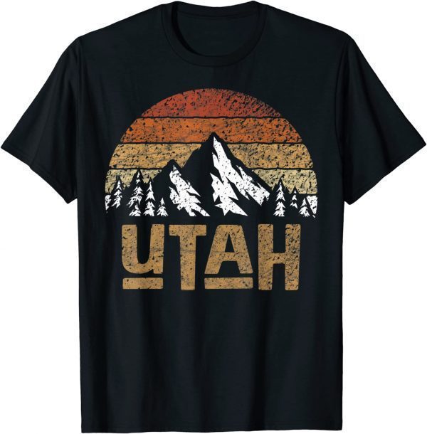 Utah National Parks Mighty 5 Tee Bryce Moab Hiking Camping T-Shirt