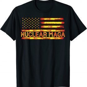 Nuclear Maga USA flag Vintage T-Shirt