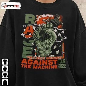 2022 Rage Against The Machine Tour T-Shirt Public Service Announcement