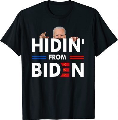Hidin' From Biden Trumper Pro Trump 2022 T-Shirt