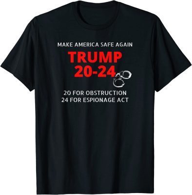 Anti Trump t shirts Lock Him Up, Trump 20-24 years Espionage T-Shirt
