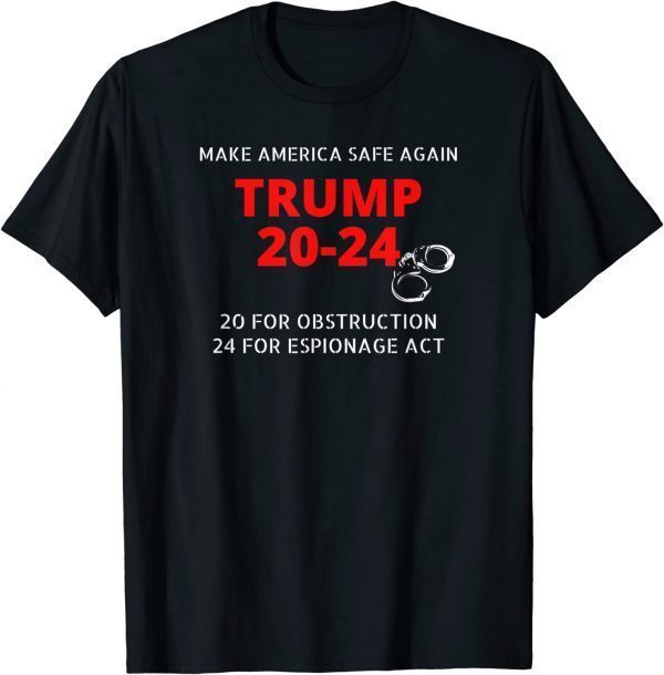 Anti Trump t shirts Lock Him Up, Trump 20-24 years Espionage T-Shirt