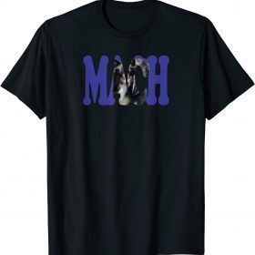 Beautiful Bi Black Sheltie Picture in the Word Mach T-Shirt