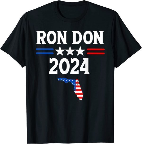 Ron Don 2024 Florida American Flag Tee Shirt