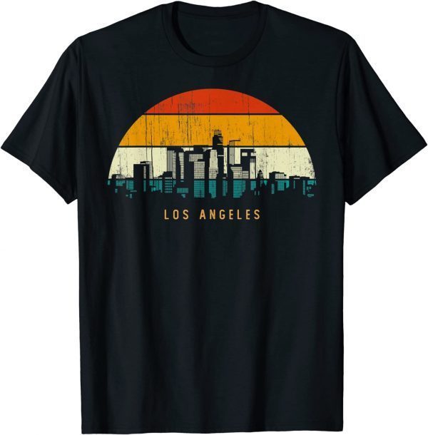 Style skyline cityscape California Los Angeles 2022 T-Shirt