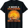T-Shirt Donald Trump Make Halloween Great Again 2022 Funny Pumpkin
