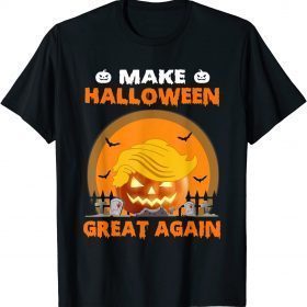 T-Shirt Donald Trump Make Halloween Great Again 2022 Funny Pumpkin