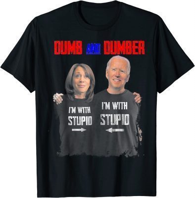 Dumb And Dumber Haris and Biden Vote For Trump 2024 T-Shirt