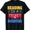 Reading Adventure Library Student Teacher Book Funny T-Shirt