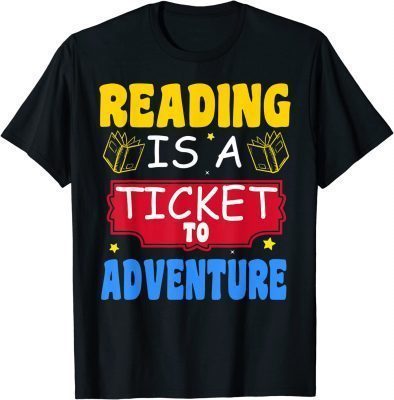 Reading Adventure Library Student Teacher Book Funny T-Shirt
